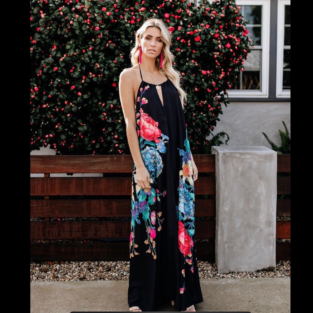 VICI halter maxi dress BNWOT